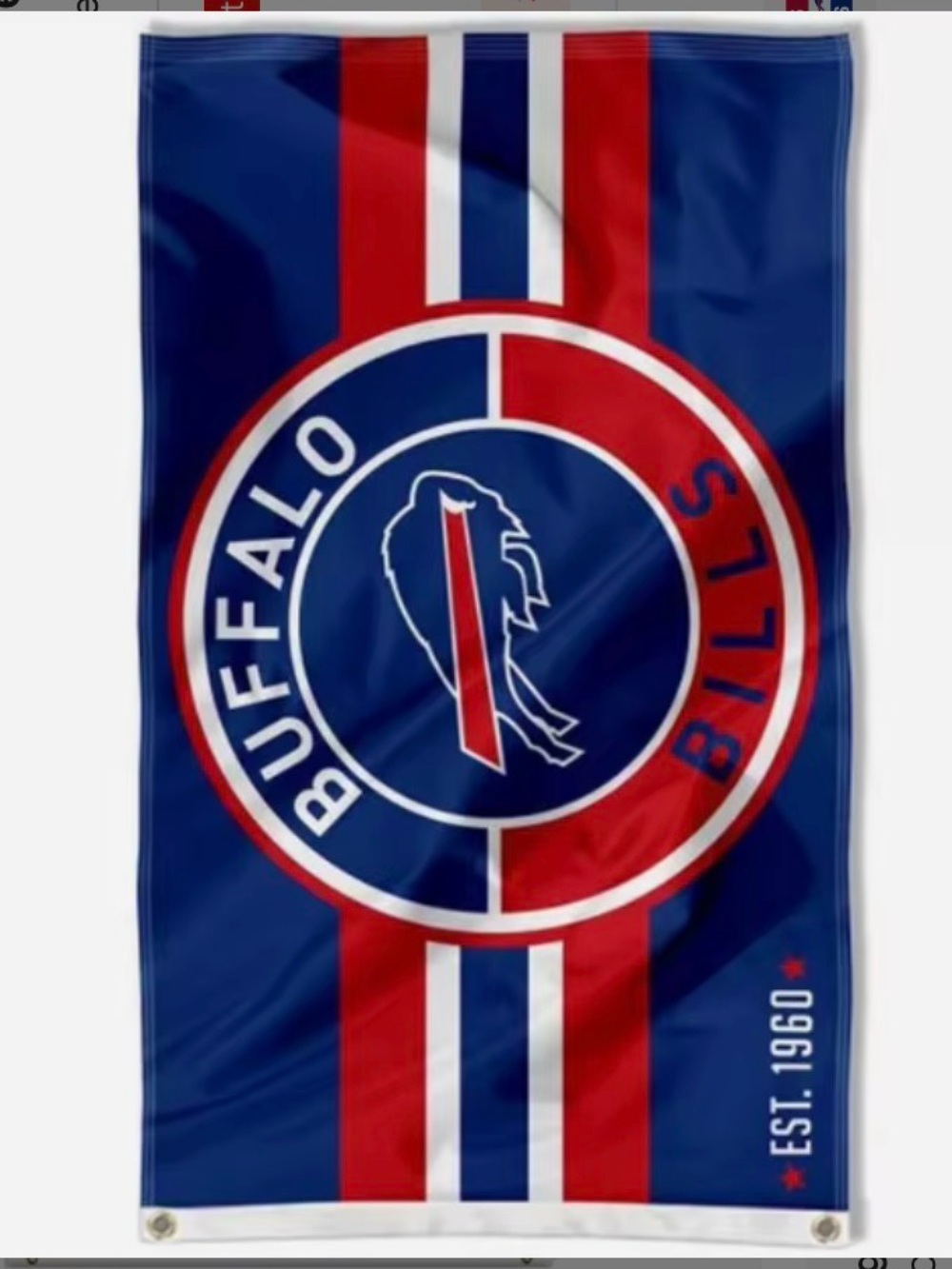 Buffalo Bills 3x5 NEW Flag  and Red Graphic Team